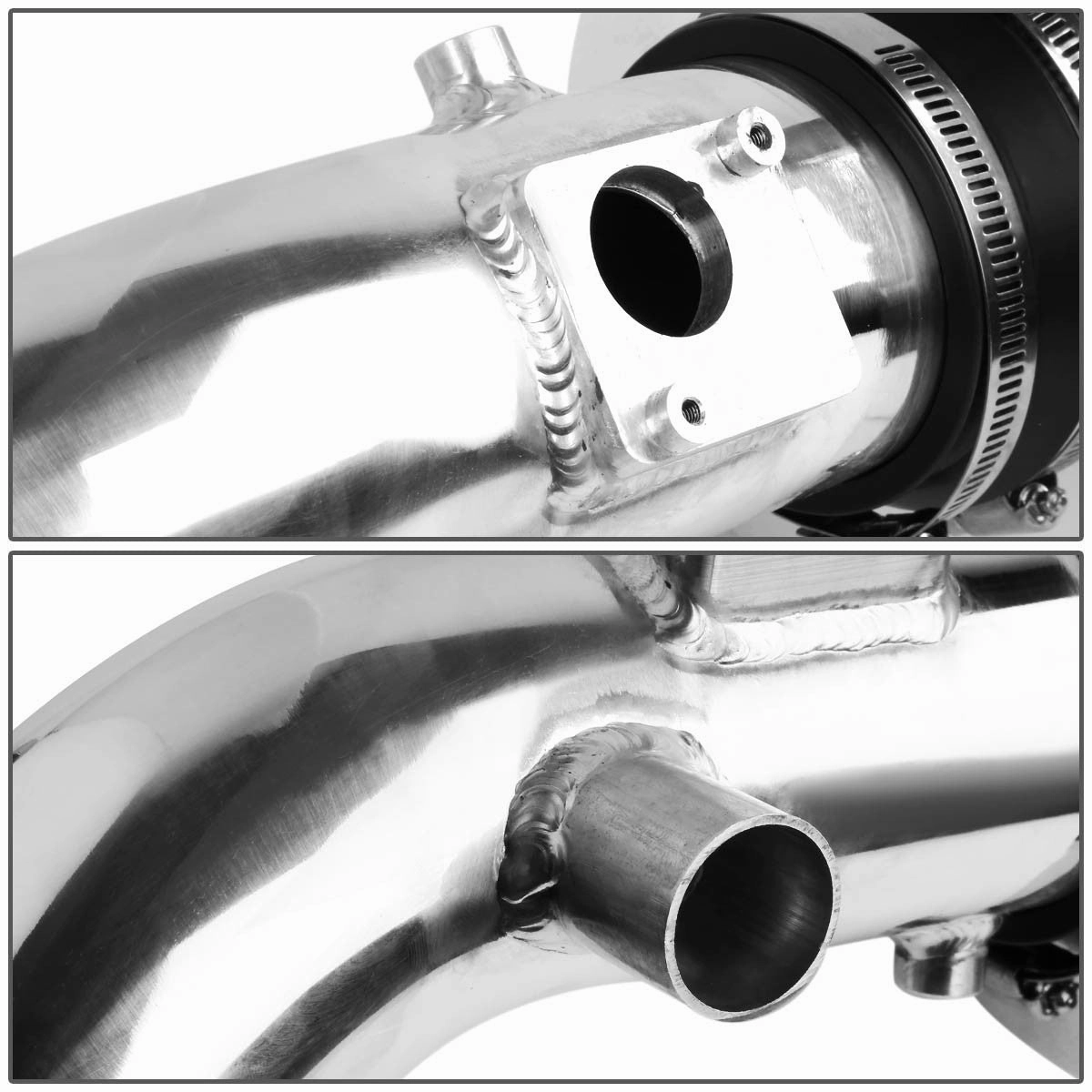 07-09 Toyota Camry 2.4L L4 Black Cold Air Intake w/Heat Shield Cone Filter
