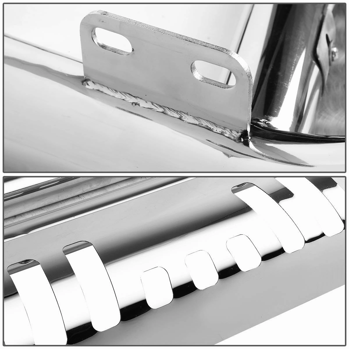 07-10 Chevy Silverado GMC Sierra 2500HD 3500HD Bull Bar w/Skid Plate - Stainless Steel