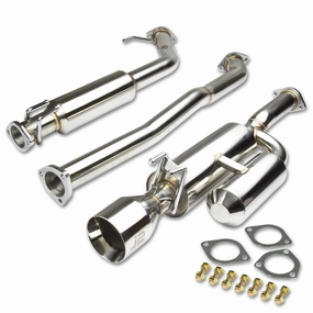 07-11 Honda Civic Si 4-Door 2.0L Catback Exhaust w/Muffler Tip - Stainless Steel