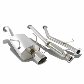 07-11 Honda CR-V Catback Exhaust w/Muffler Tip - Stainless Steel