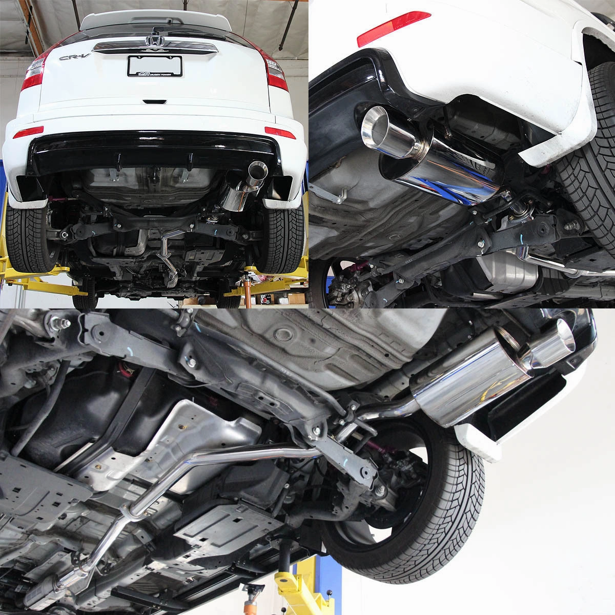 07-11 Honda CR-V Catback Exhaust w/Muffler Tip - Stainless Steel