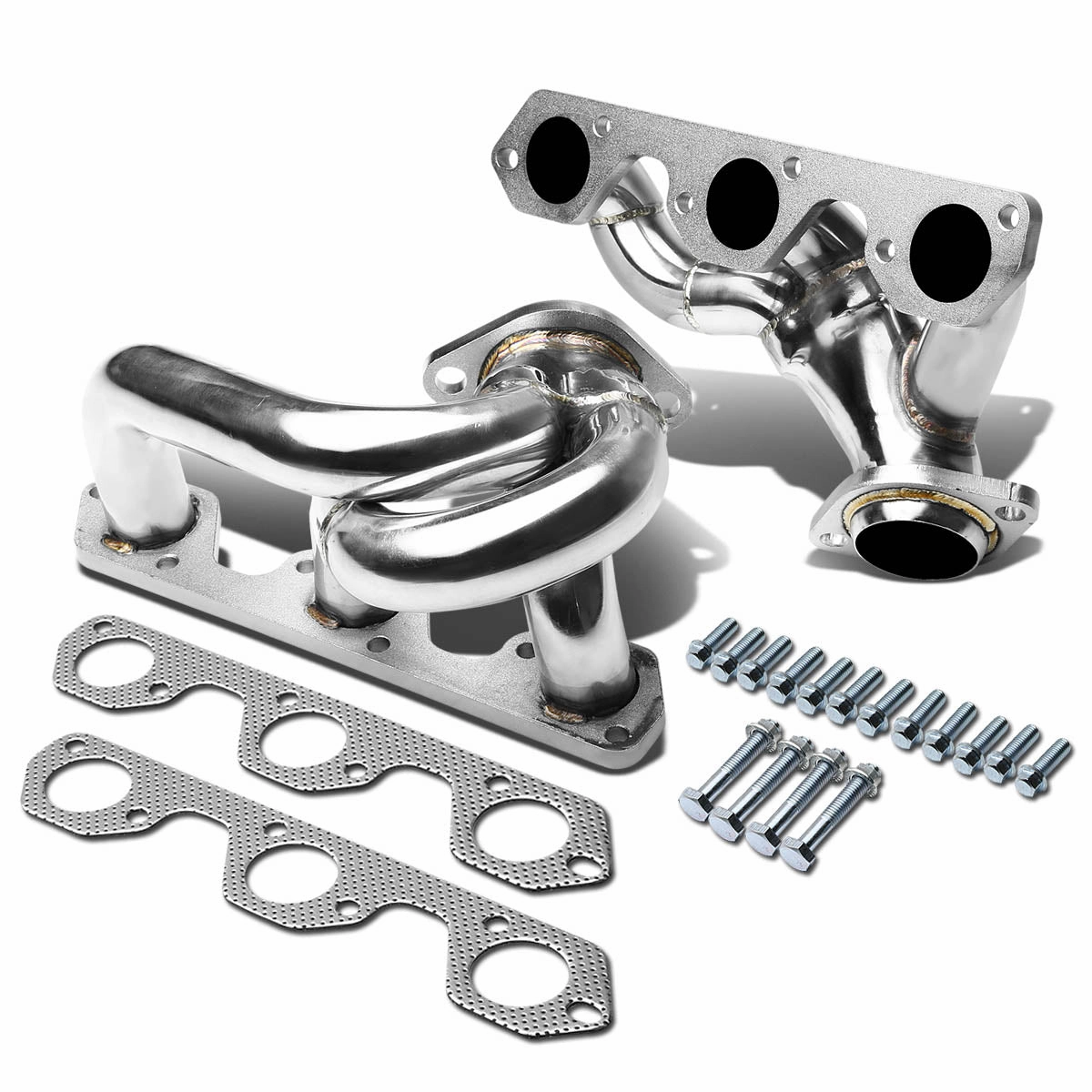 07-11 Jeep Wrangler JK 3-1 Long Tube Exhaust Header - Stainless Steel