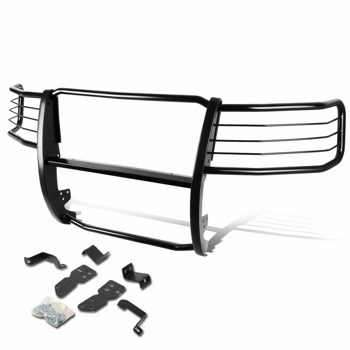 07-13 Chevy Silverado 1500 Brush Grille Guard - Steel - Black
