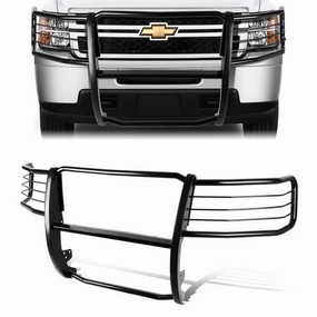 07-13 Chevy Silverado 1500 Brush Grille Guard - Steel - Black