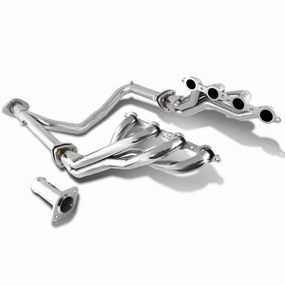 07-13 Chevy Silverado Avalanche 06-14 GMC Yukon Long Tube Exhaust Header w/Y-Pipe - Stainless Steel