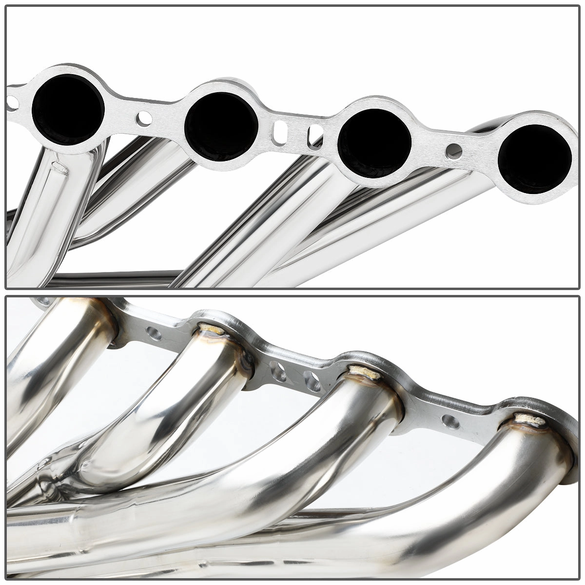 07-13 Chevy Silverado GMC Sierra 4.8L 5.3L 6.0L 6.2L Exhaust Header w/Y-Pipe - Stainless Steel