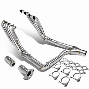 07-13 Chevy Silverado GMC Sierra 4.8L 5.3L 6.0L 6.2L Exhaust Header w/Y-Pipe - Stainless Steel