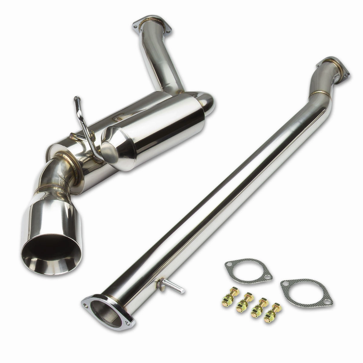 07-13 Infiniti G37 Coupe Catback Exhaust w/Muffler Tip - Stainless Steel