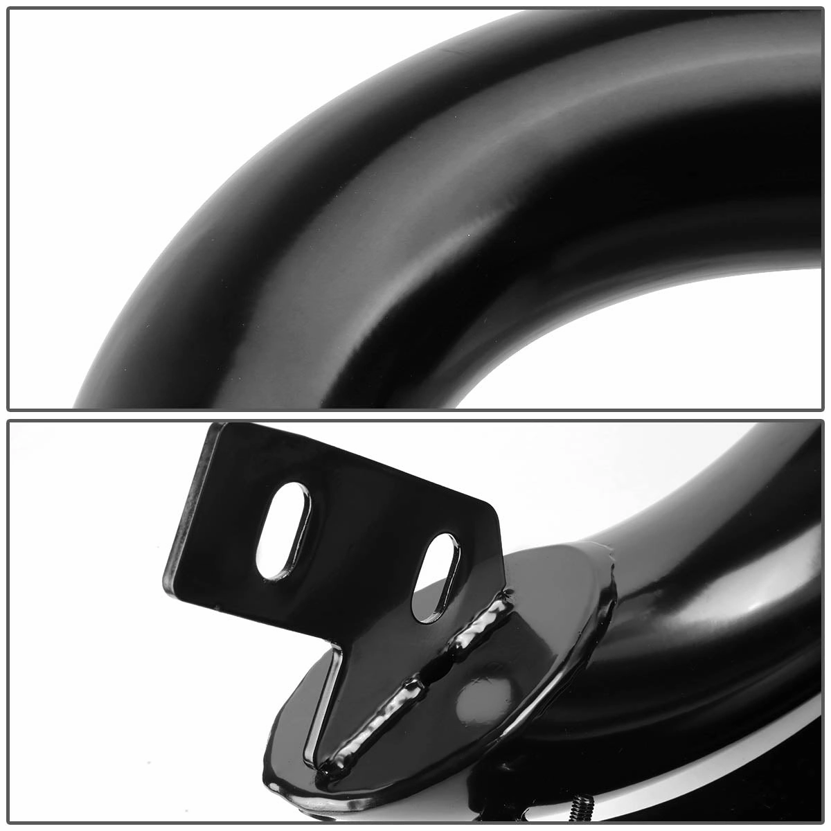 07-14 Chevy Suburban GMC Yukon XL 1500 Bull Bar w/Skid Plate - Stainless Steel - Black