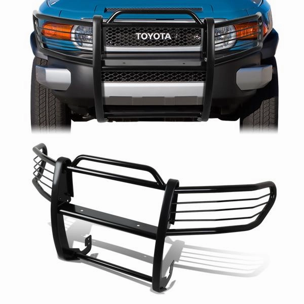 07-14 Toyota FJ Cruiser Brush Grille Guard - Steel - Black