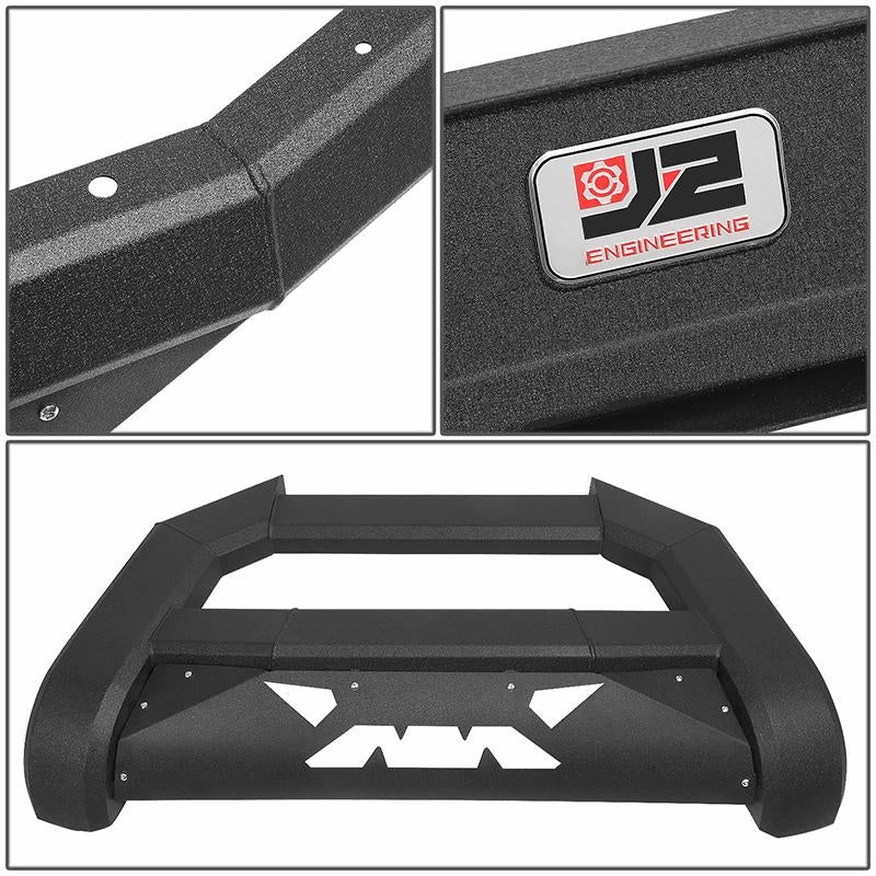 07-18 Chevy Silverado GMC Sierra Front Bumper Grille Guard - Carbon Steel