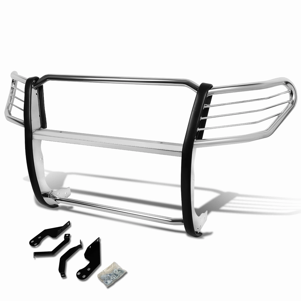 08-12 Nissan Pathfinder Brush Grille Guard - Stainless Steel