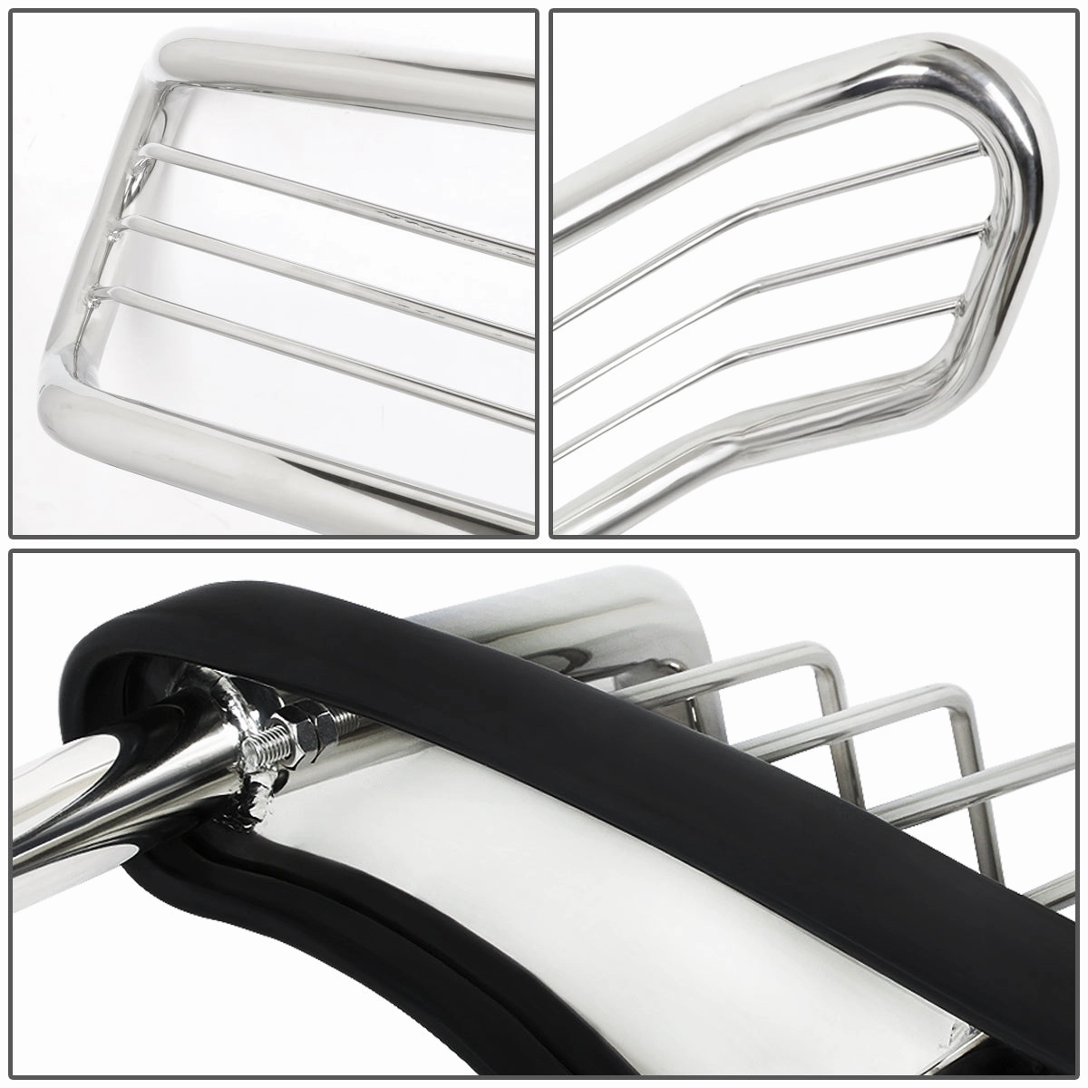 08-12 Nissan Pathfinder Brush Grille Guard - Stainless Steel