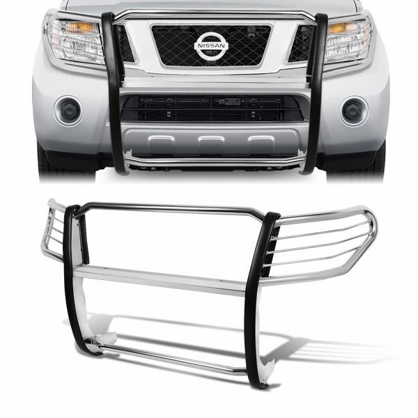 08-12 Nissan Pathfinder Brush Grille Guard - Stainless Steel