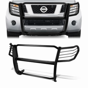 08-12 Nissan Pathfinder Brush Grille Guard - Steel - Black
