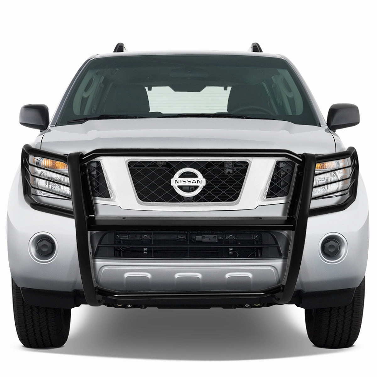 08-12 Nissan Pathfinder Brush Grille Guard - Steel - Black