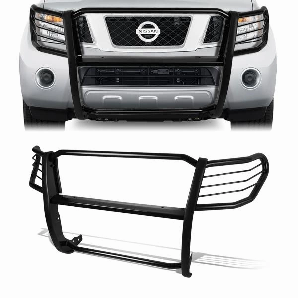 08-12 Nissan Pathfinder Brush Grille Guard - Steel - Black