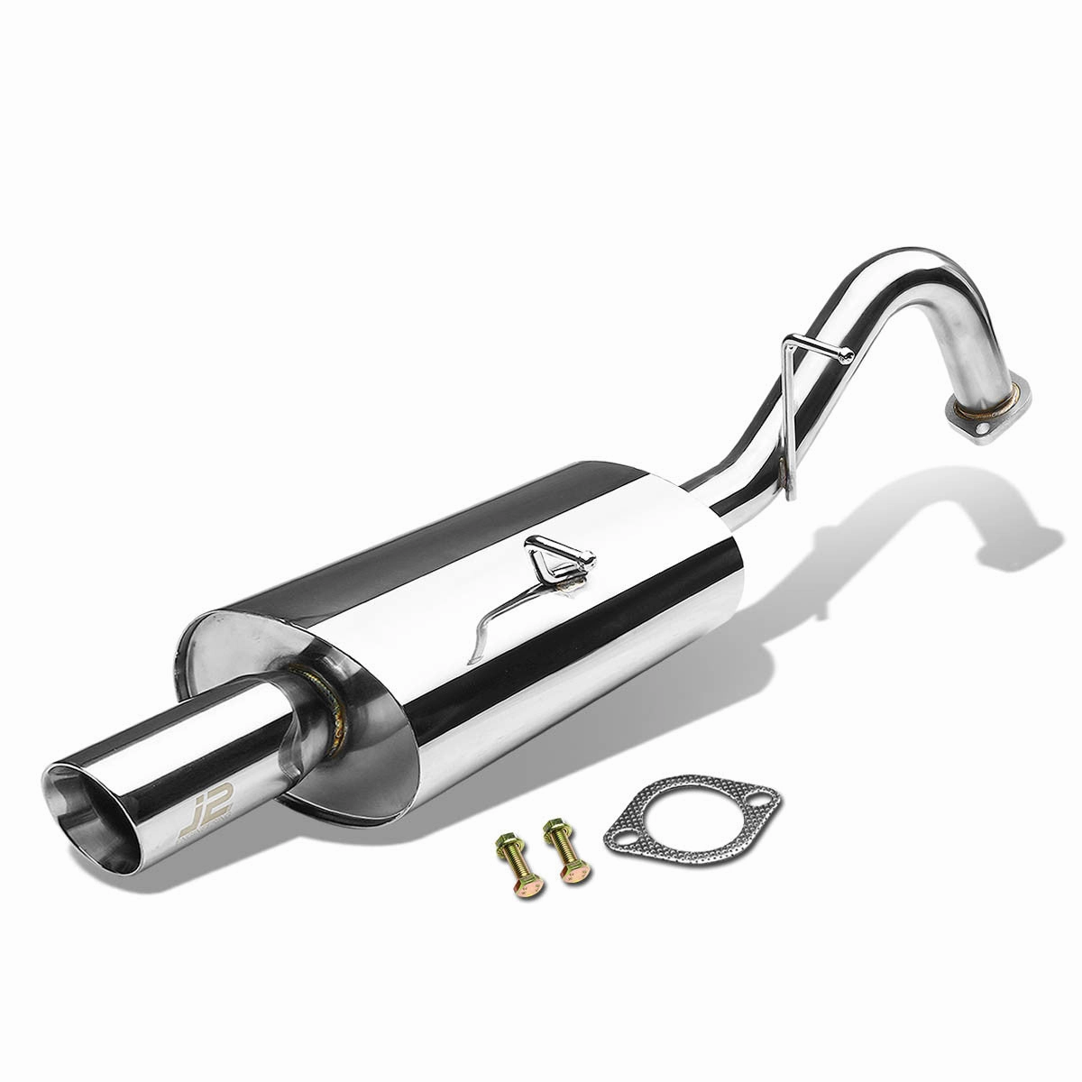 08-14 Scion xD Catback Exhaust w/Muffler Tip - Stainless Steel