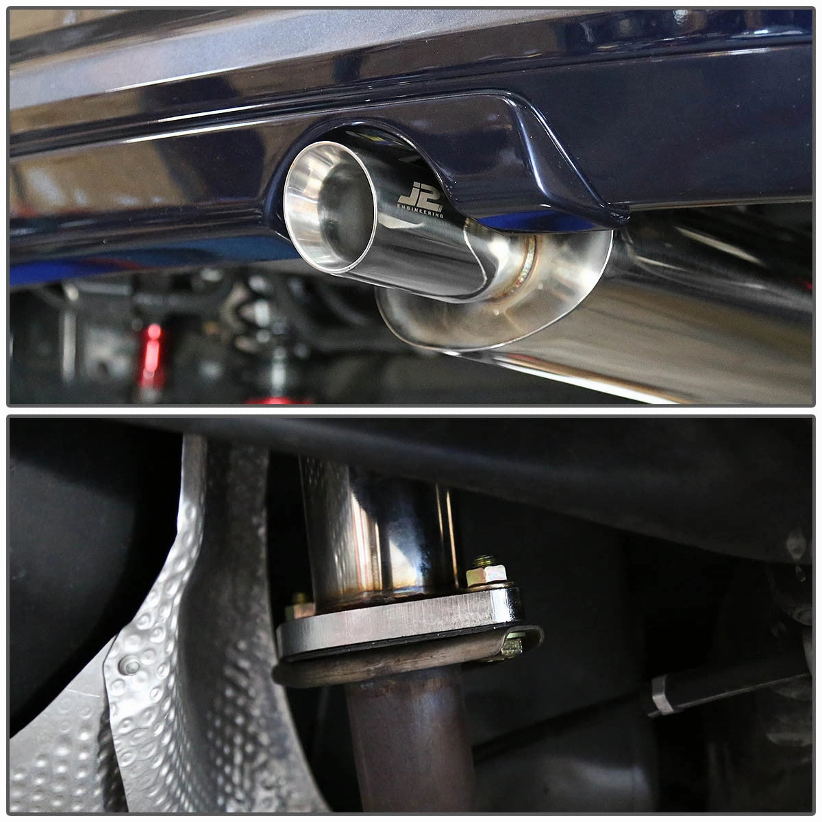 08-14 Scion xD Catback Exhaust w/Muffler Tip - Stainless Steel