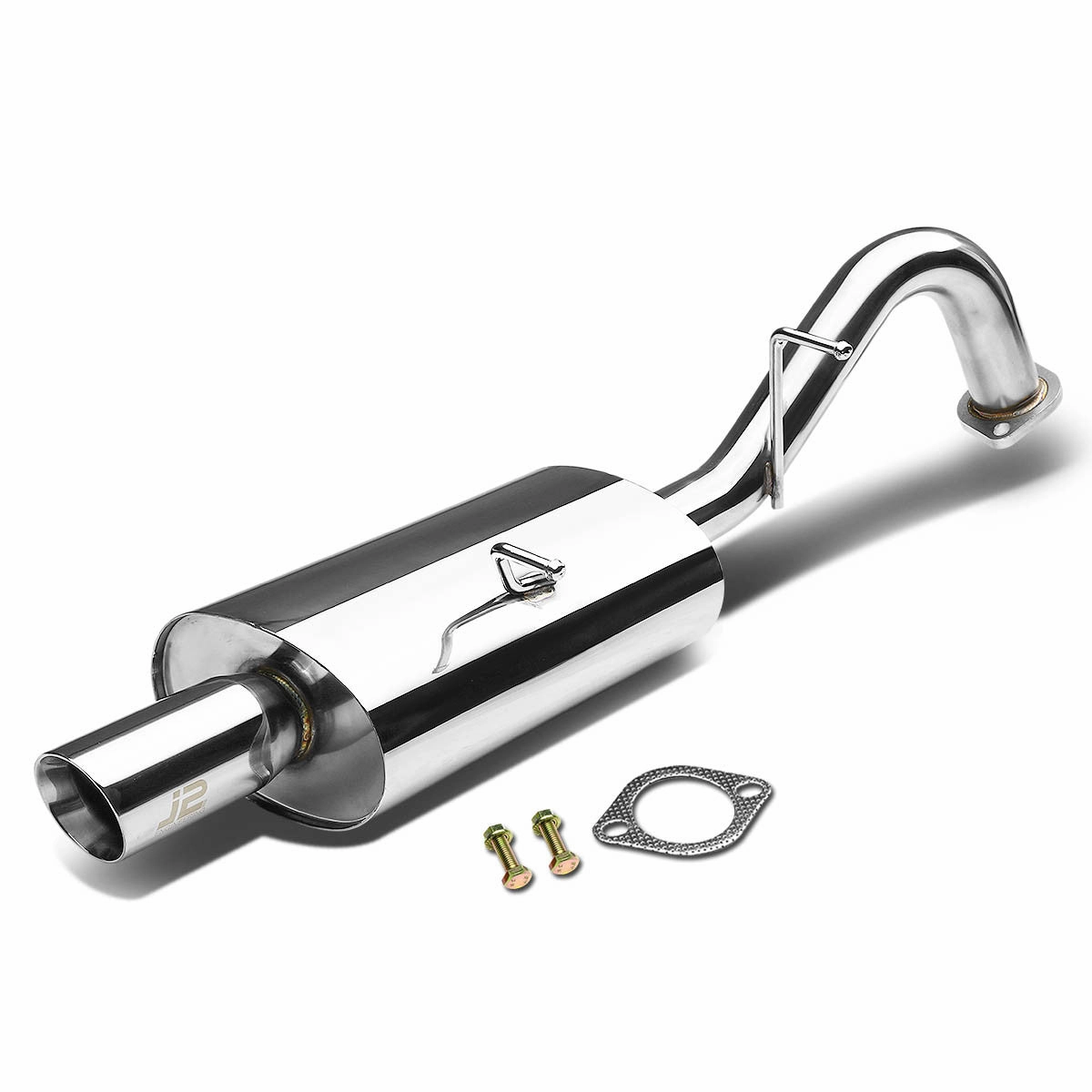 08-14 Scion xD Catback Exhaust w/Muffler Tip - Stainless Steel