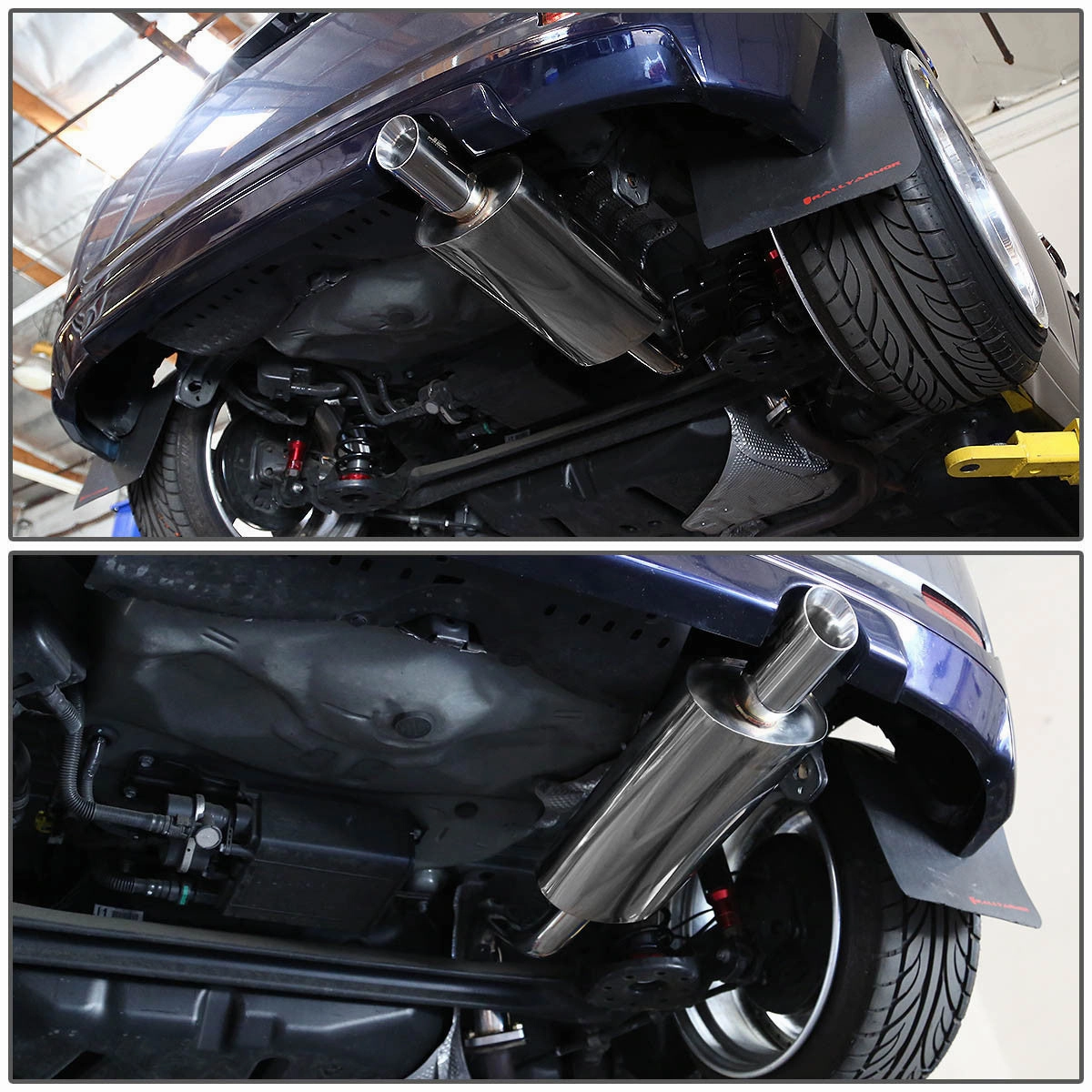 08-14 Scion xD Catback Exhaust w/Muffler Tip - Stainless Steel