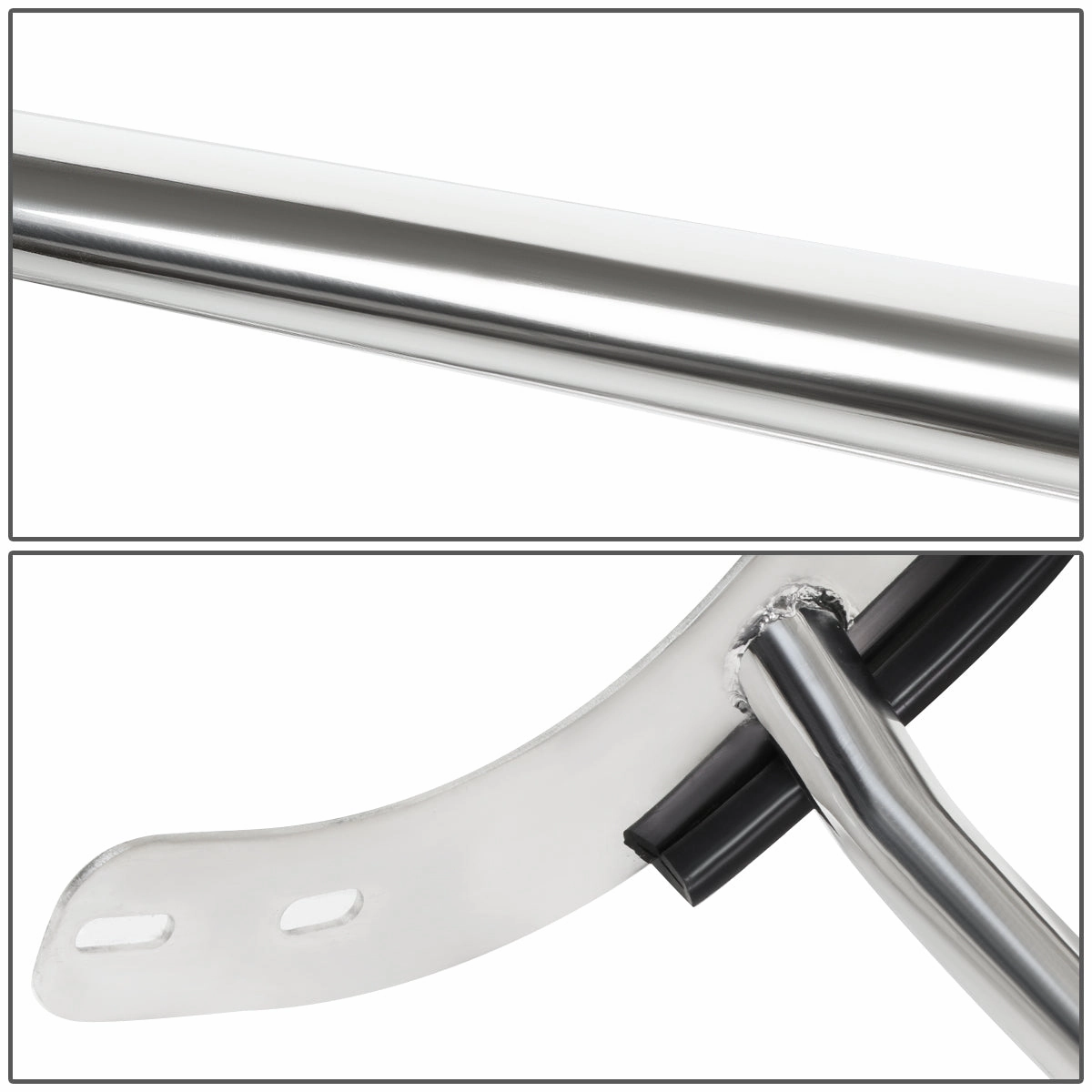 08-16 Toyota Sequoia Brush Grille Guard - Stainless Steel