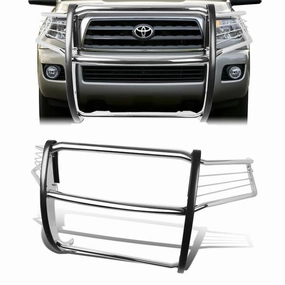 08-16 Toyota Sequoia Brush Grille Guard - Stainless Steel
