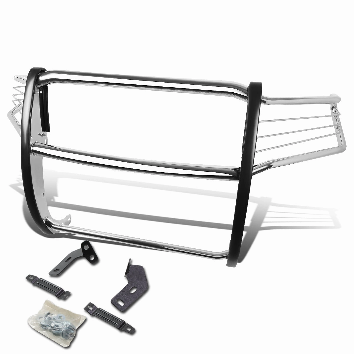08-16 Toyota Sequoia Brush Grille Guard - Stainless Steel