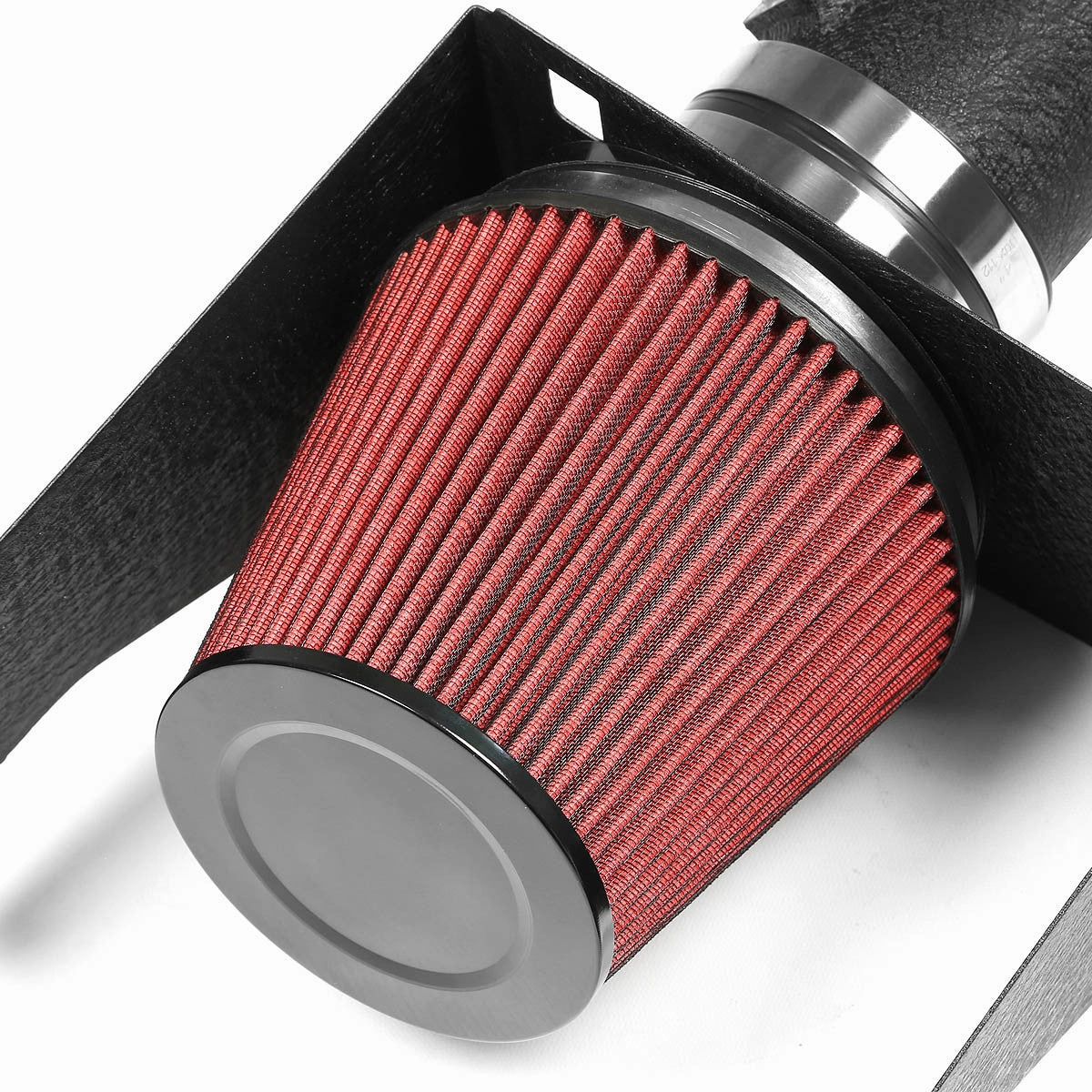 09-10 Ford F150 5.4L V8 Black Cold Air Intake w/Heat Shield Cone Filter