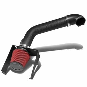 09-10 Ford F150 5.4L V8 Black Cold Air Intake w/Heat Shield Cone Filter