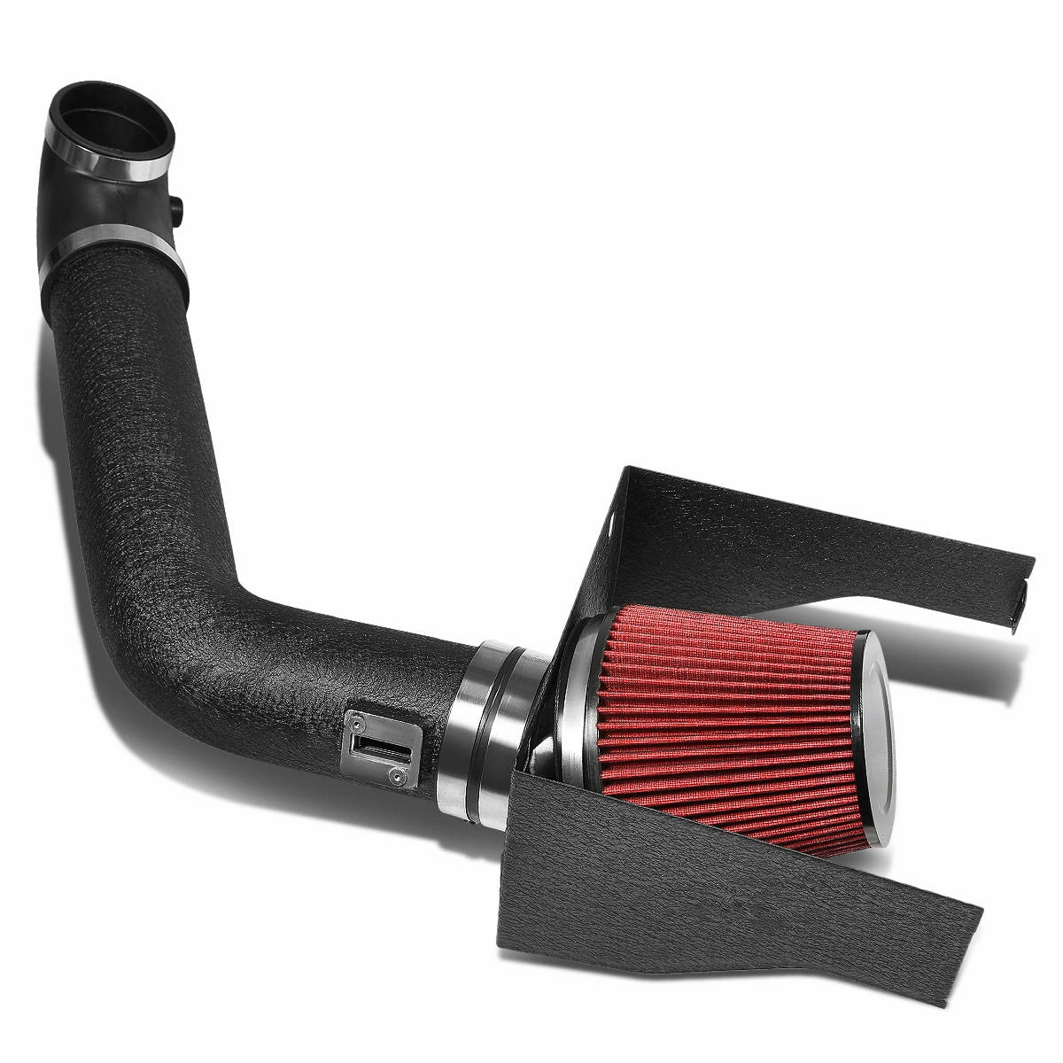09-10 Ford F150 5.4L V8 Black Cold Air Intake w/Heat Shield Cone Filter