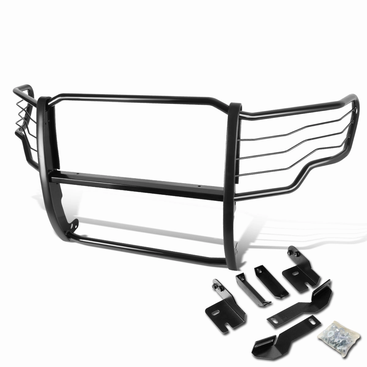 09-14 Ford F150 Brush Grille Guard - Steel - Black