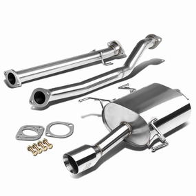 09-14 Nissan Cube Catback Exhaust w/Muffler Tip - Stainless Steel