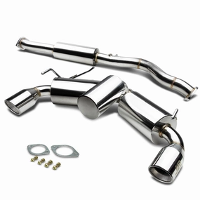 09-19 Nissan 370Z Catback Exhaust System w/Muffler Tip - Stainless Steel