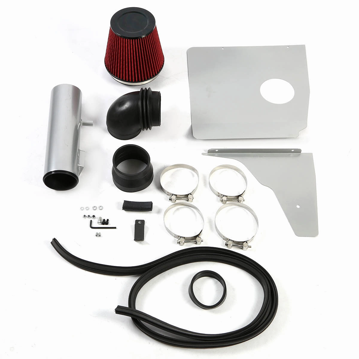 10-11 Chevy Camaro 3.6L V6 Aluminum Cold Air Intake w/Heat Shield Cone Filter