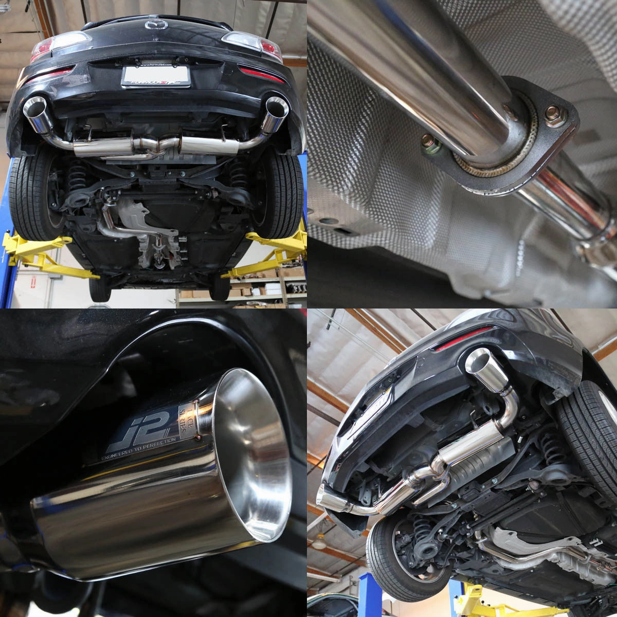 10-13 Mazda 3 Mazdaspeed 5Dr 2.3L Catback Exhaust w/Muffler Tip - Stainless Steel