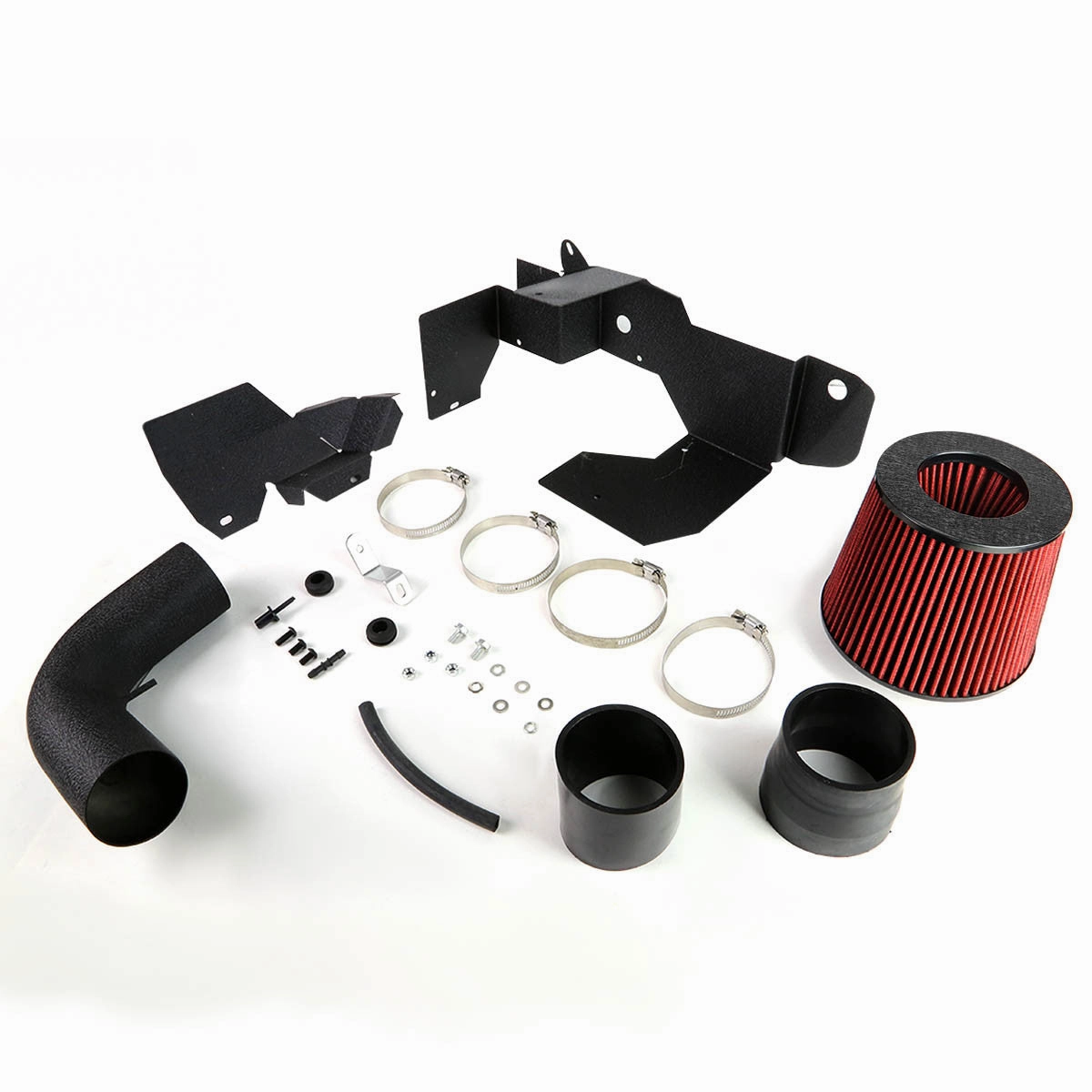 10-14 VW Golf Passat Audi A3 2.0L TDI Diesel Black Cold Air Intake w/Heat Shield Filter