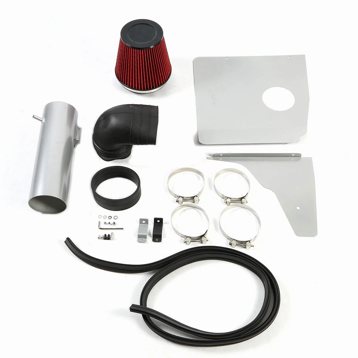 10-15 Chevy Camaro 6.2L V8 Aluminum Cold Air Intake w/Heat Shield Cone Filter