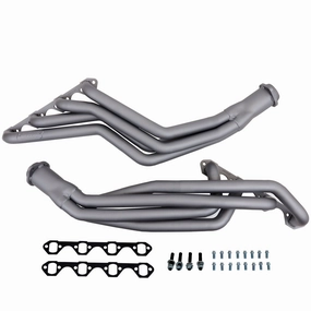 1-5/8 Long Tube Headers (Titanium Ceramic) <br> 79-93 Ford Mustang,1984 Mercury Capri
