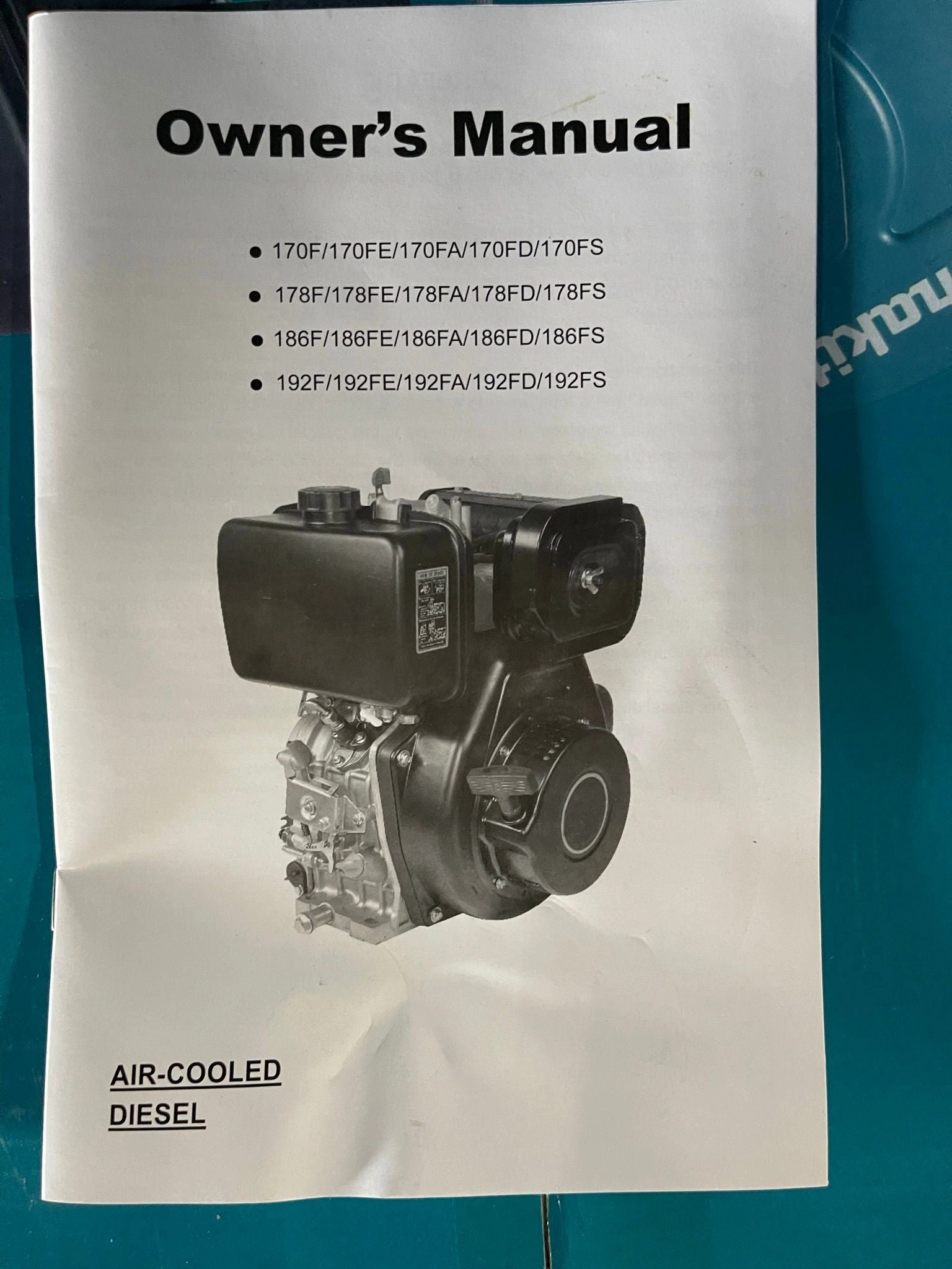Aiko 186fe 4 Stroke , 3.5 L Engine Complete With Electric Starter | Model : LT-186FE