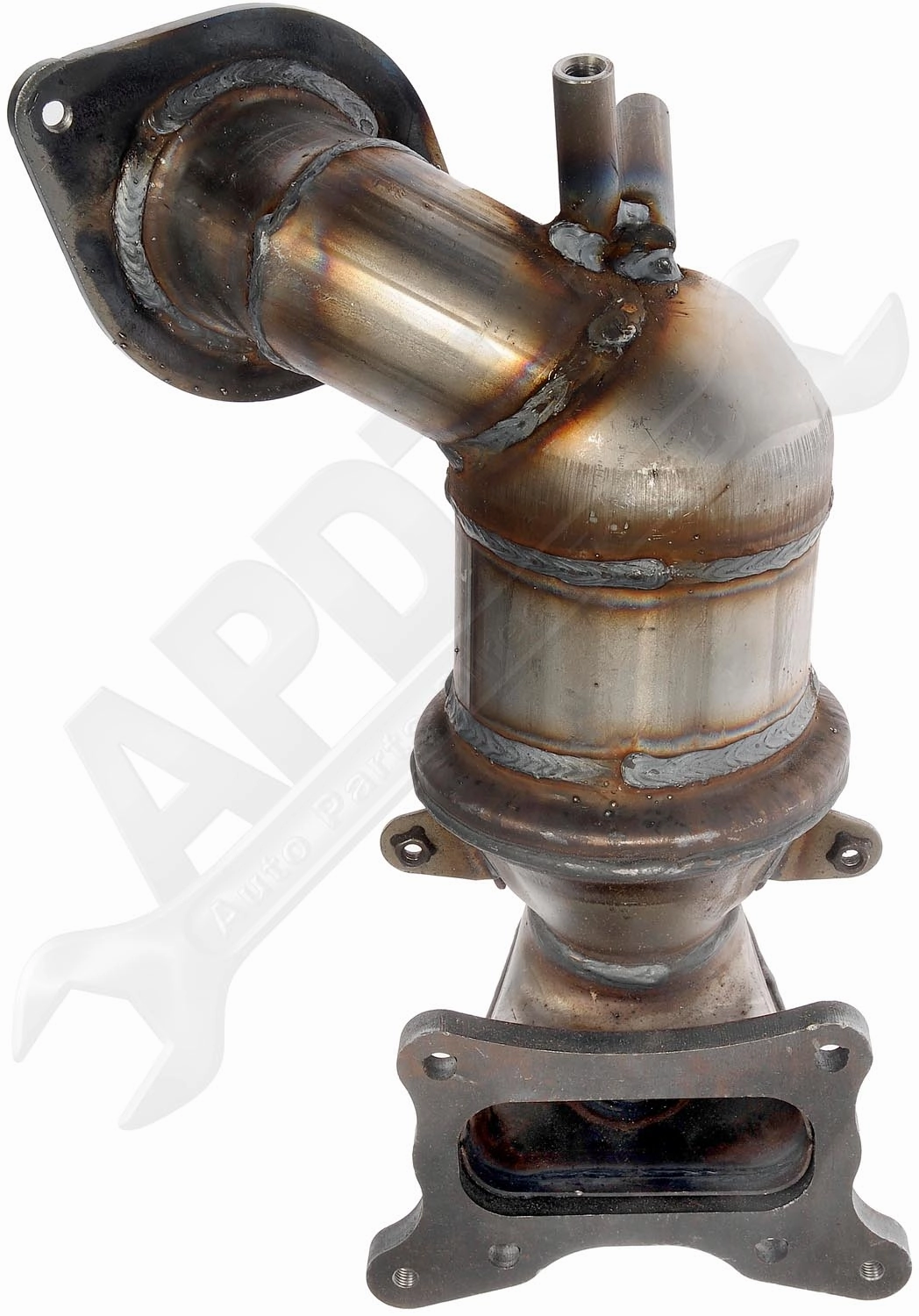 APDTY 155276 Catalytic Converter with Integrated Exhaust Manifold