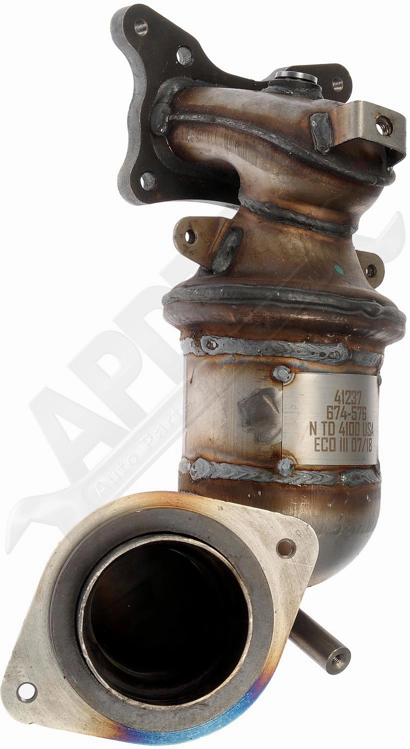 APDTY 155276 Catalytic Converter with Integrated Exhaust Manifold