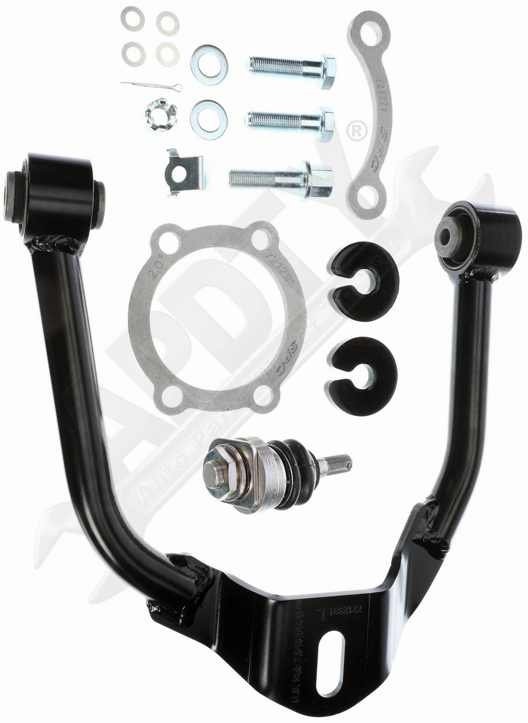 APDTY 158175 Adjustable Front Left Upper Control Arm And Ball Joint Assembly