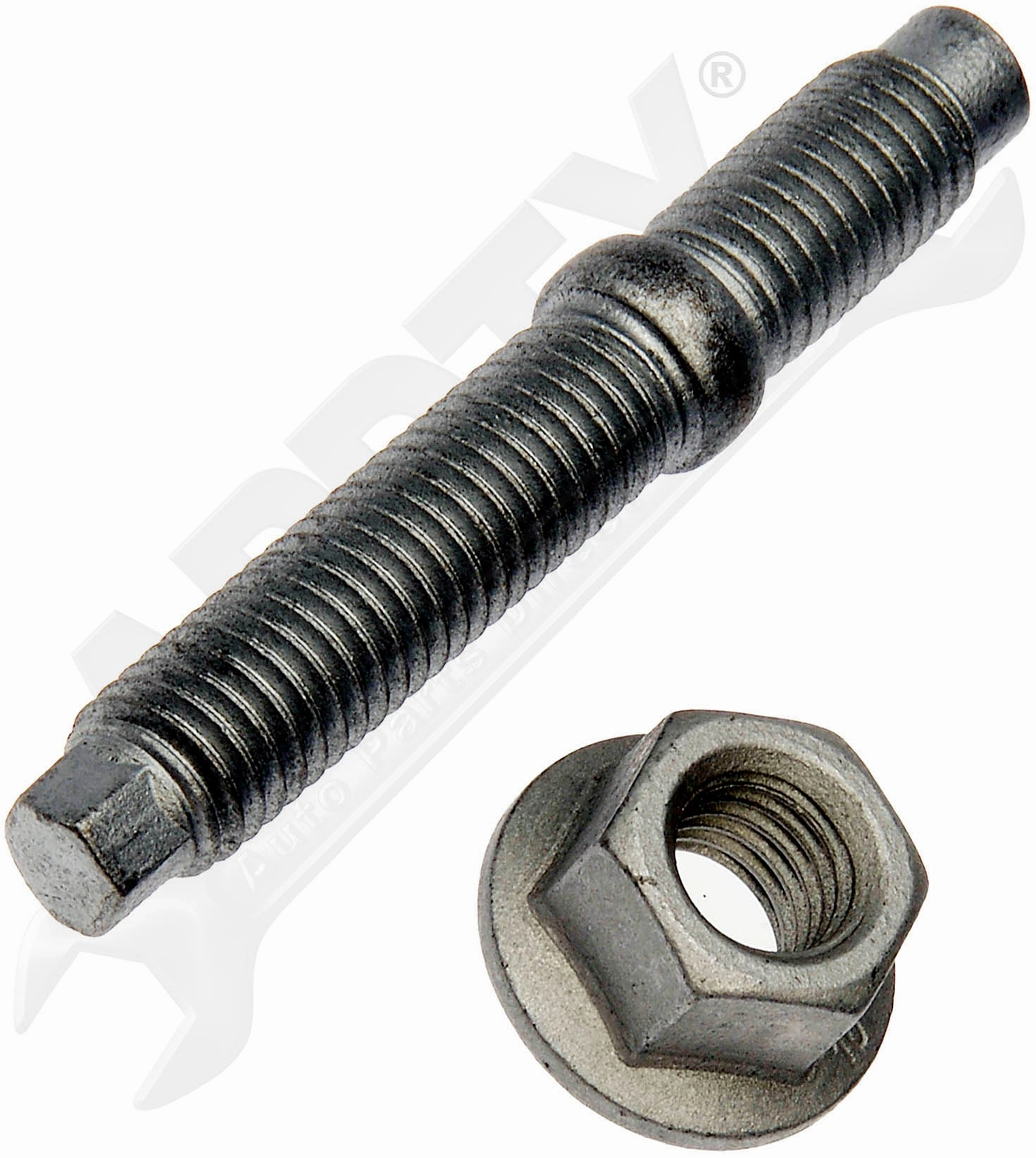 APDTY 162077 Exhaust Manifold Downspout Flange Hardware Set 4 Studs & 4 Nuts