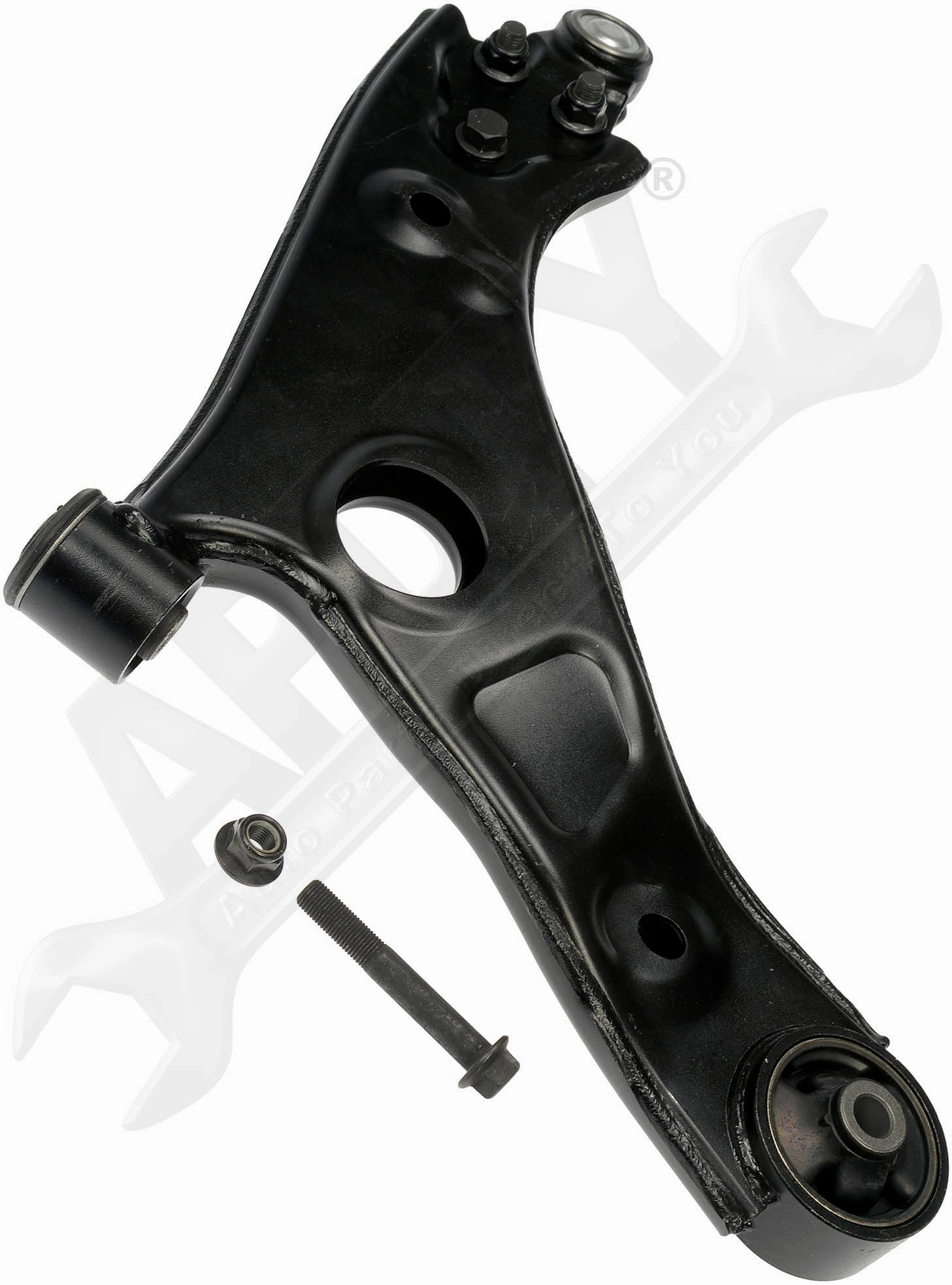 APDTY 162276 Suspension Control Arm And Ball Joint Assembly - Front Left Lower