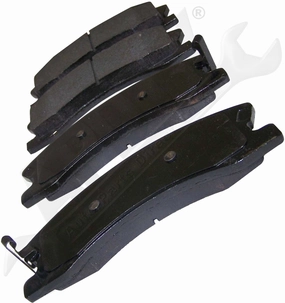 APDTY 172290 Disc Brake Pad Set; Front Left & Right; Akebono; Replaces 5093183AD