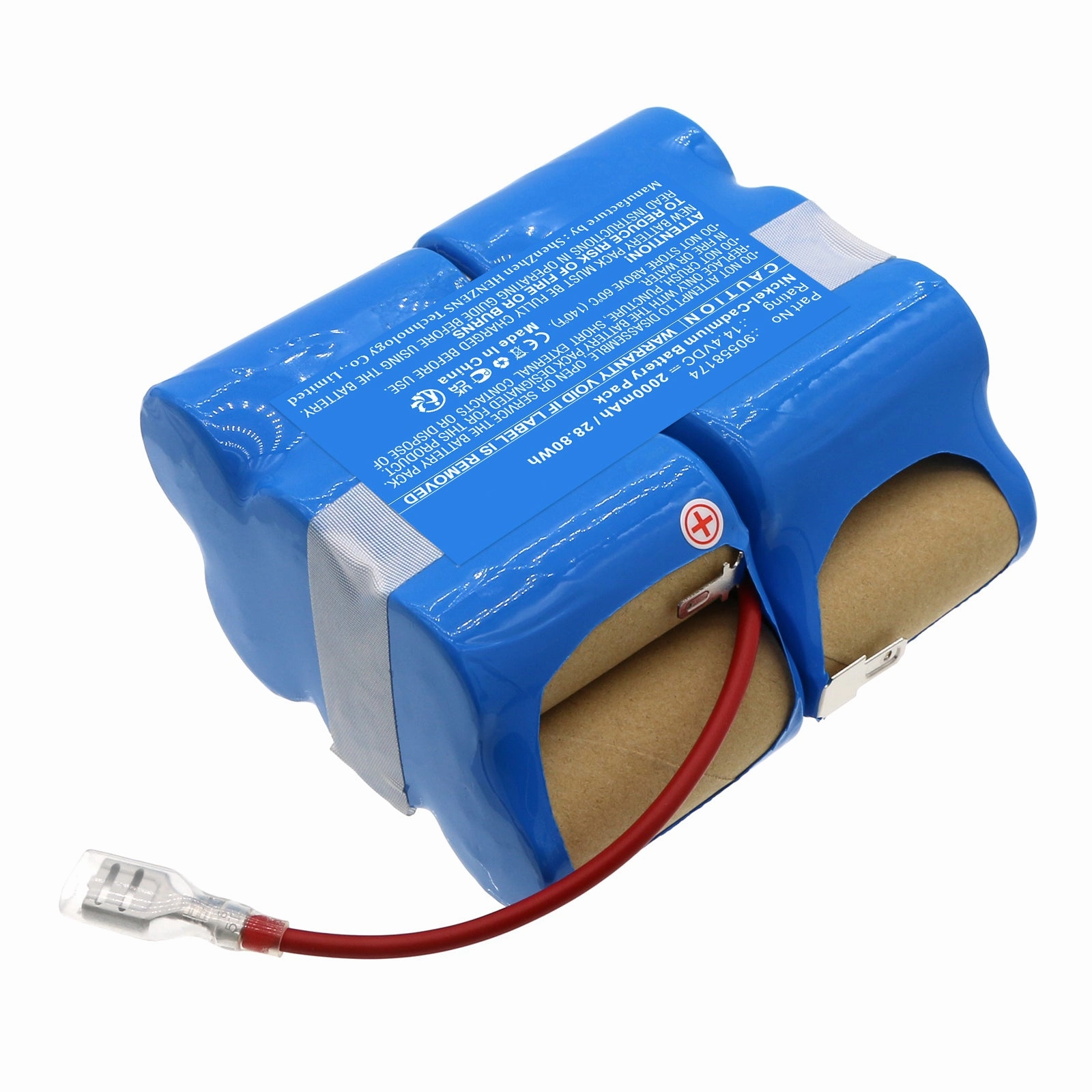 Batteries N Accessories BNA-WB-C19295 Vacuum Cleaner Battery - Ni-CD, 14.4V, 2000mAh, Ultra High Capacity - Replacement for Black & Decker HSD-SC1500P Battery