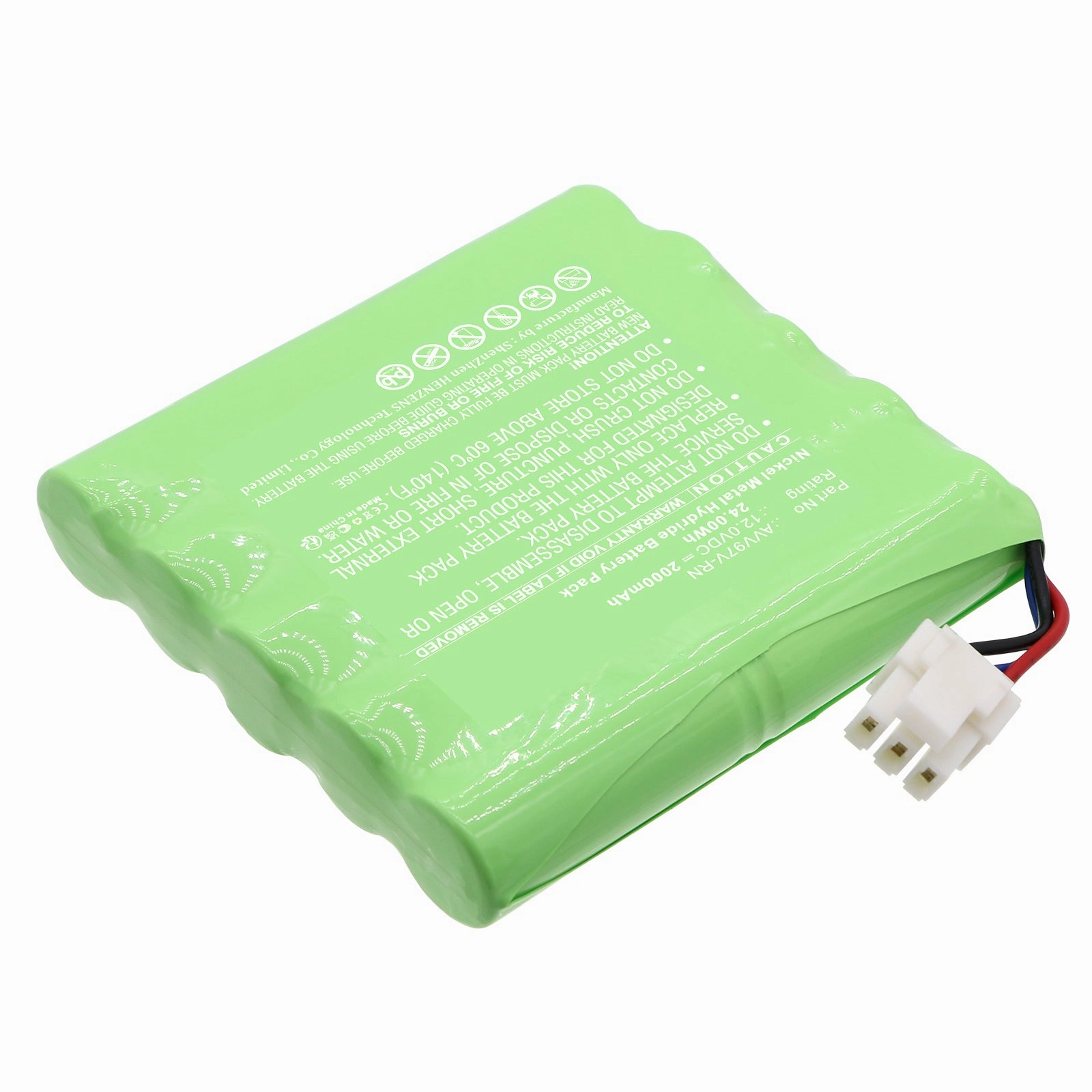Batteries N Accessories BNA-WB-H18862 Vacuum Cleaner Battery - Ni-MH, 12V, 2000mAh, Ultra High Capacity - Replacement for Panasonic AVV97V-RN Battery