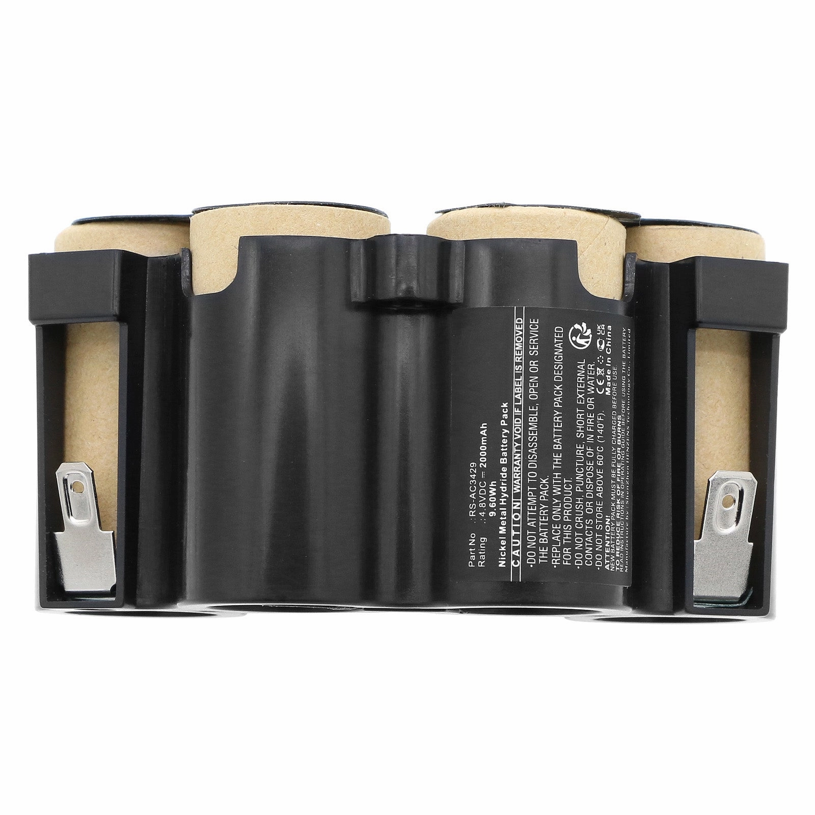 Batteries N Accessories BNA-WB-H19069 Vacuum Cleaner Battery - Ni-MH, 4.8V, 2000mAh, Ultra High Capacity - Replacement for Rowenta RS-AC3429 Battery