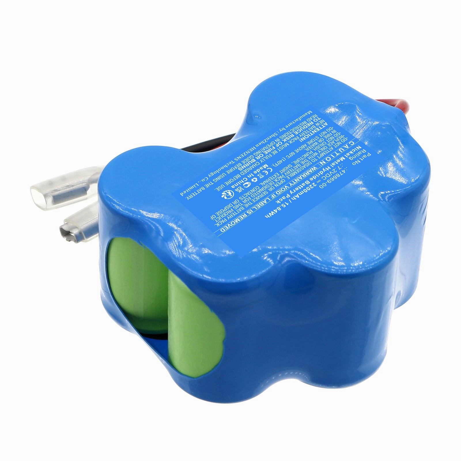 Batteries N Accessories BNA-WB-H19292 Vacuum Cleaner Battery - Ni-MH, 7.2V, 2200mAh, Ultra High Capacity - Replacement for Black & Decker 478669-00 Battery